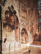 Maso di Banco Tomb with fresco of the resurrection of a member of the Bardi family oil painting on canvas